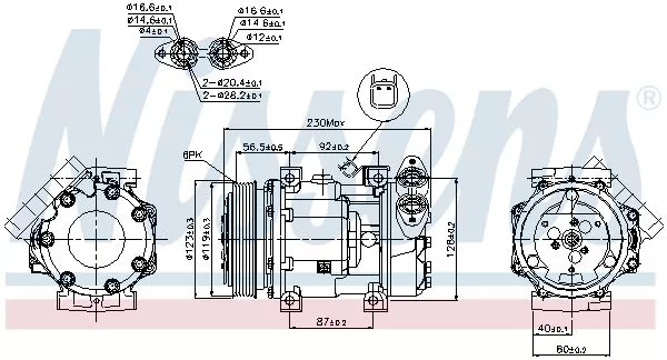 Nissens 89336 Компрессора кондиционера