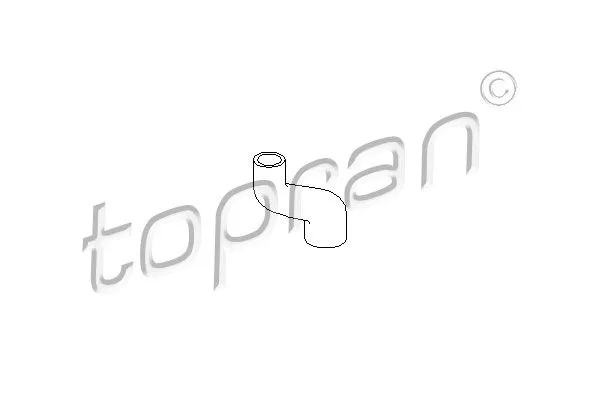 TOPRAN 205714 Патрубок радіатора