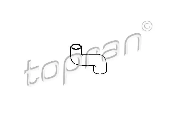TOPRAN 205721 Патрубок радіатора