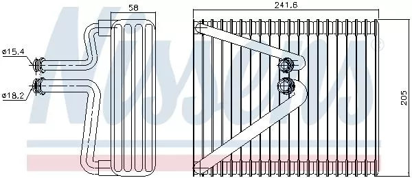 Nissens 92206 Испаритель