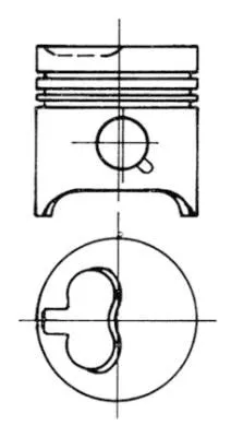 Kolbenschmidt 93648700 Поршень