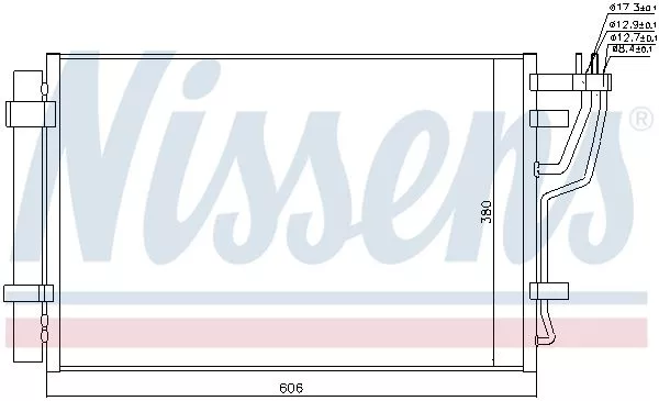 Nissens 940006 Радиатор кондиционера