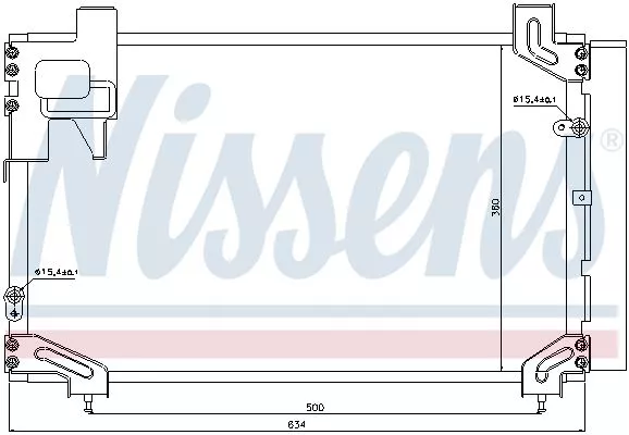 Nissens 940020 Радиатор кондиционера