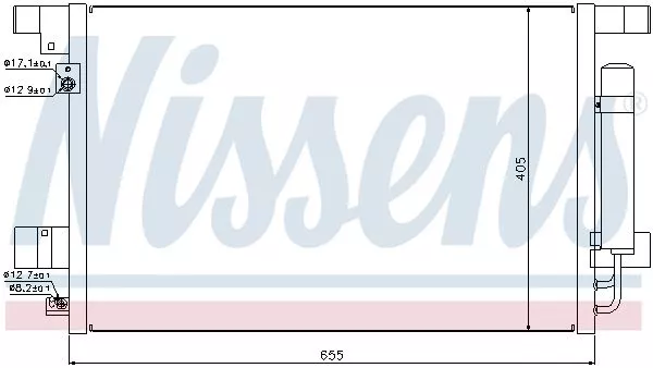 NISSENS 940029 Радиатор кондиционера