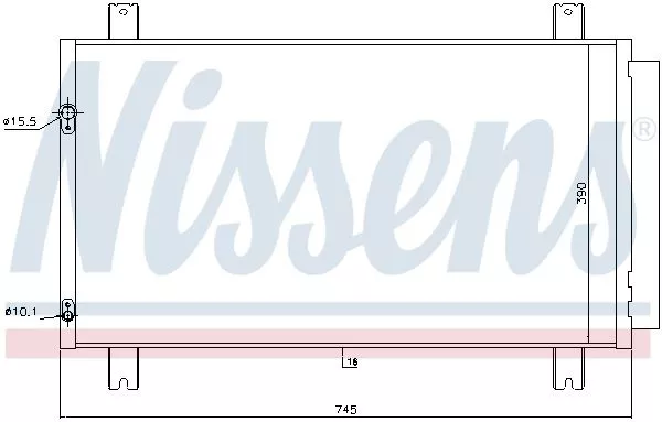 Nissens 940401 Радіатор кондиціонера