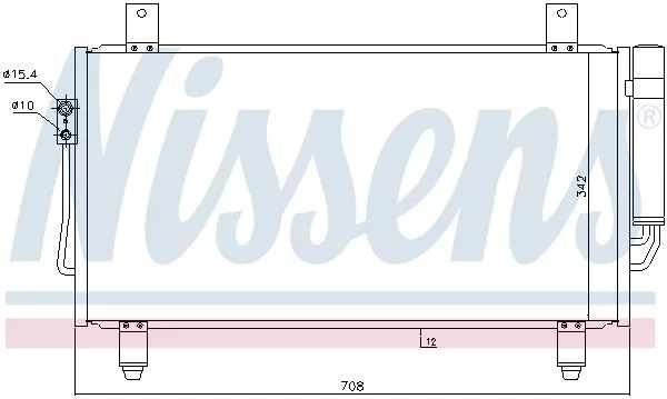 Nissens 940435 Радиатор кондиционера