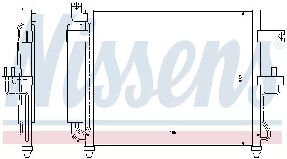 Nissens 94452 Радиатор кондиционера