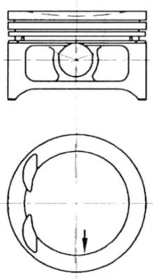 Kolbenschmidt 97332610 Поршень