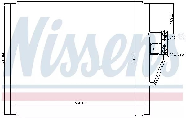 Nissens 94529 Радиатор кондиционера