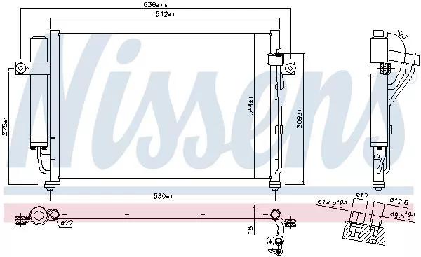 Nissens 94646 Радиатор кондиционера