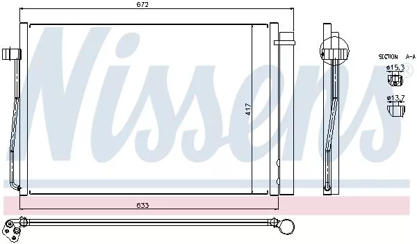 Nissens 94679 Радиатор кондиционера