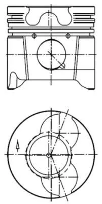 Kolbenschmidt 99879620 Поршень