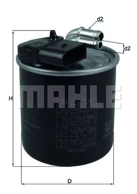 MAHLE ORIGINAL KL914 Топливный фильтр