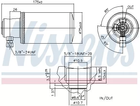 Nissens 95229 Осушувач