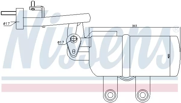 Nissens 95332 Осушитель кондиционера