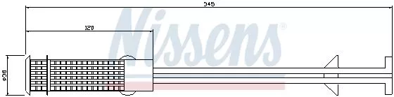 Nissens 95407 Осушитель кондиционера