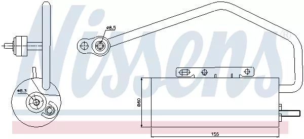 Nissens 95447 Осушитель кондиционера