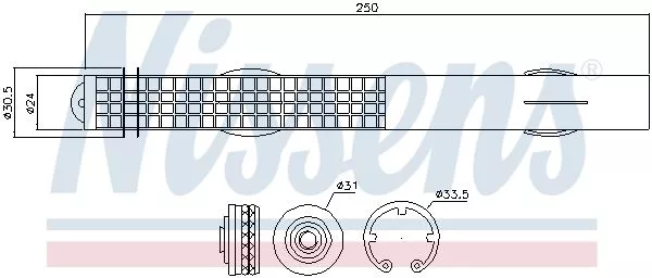Nissens 95467 Осушувач