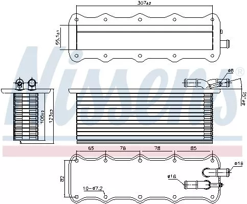 Nissens 96318 Интеркулер