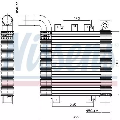 Nissens 96366 Интеркулер