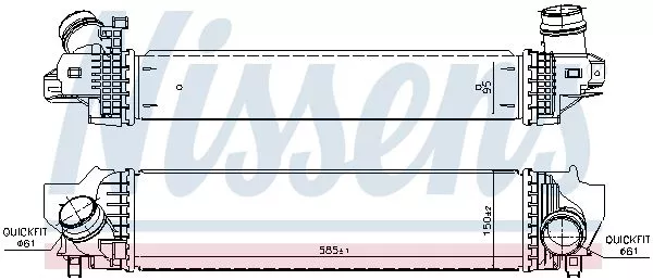 Nissens 96377 Інтеркулер