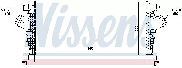 Nissens 96556 Интеркулер