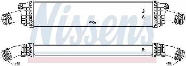 Nissens 96567 Интеркулер