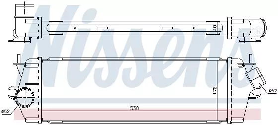 Nissens 96583 Интеркулер