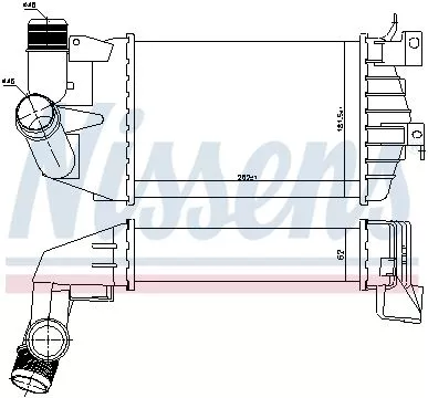 Nissens 96587 Интеркулер