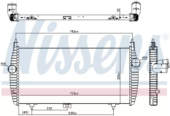 Nissens 96617 Інтеркулер