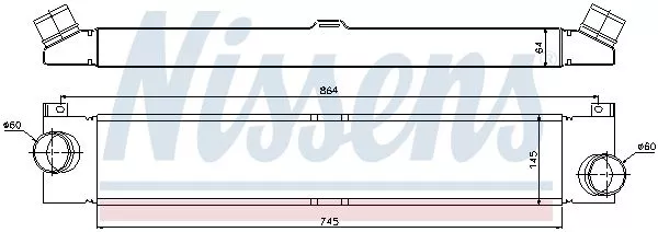 Nissens 96623 Интеркулер