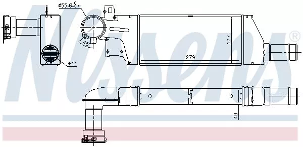 Nissens 96656 Інтеркулер