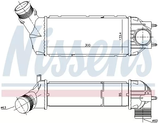 Nissens 96720 Интеркулер