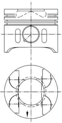 Kolbenschmidt 97482610 Поршень