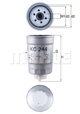 KNECHT KC244 Топливный фильтр