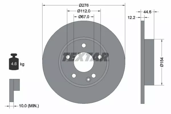 TEXTAR 92131803 Диски