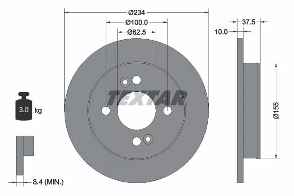 TEXTAR 92147203 Диски