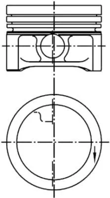 Kolbenschmidt 99927610 Поршень