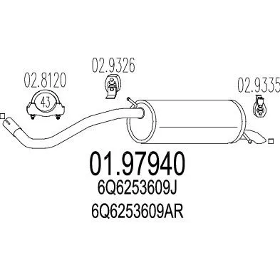 MTS 01.97940 Глушник