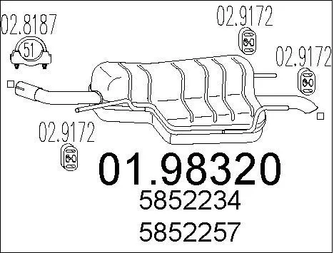 MTS 01.98320 Глушник