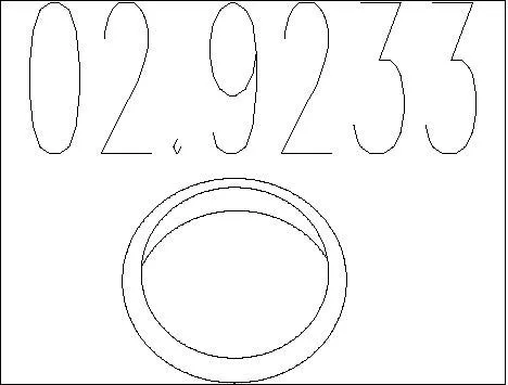 02.9233 Монтажное кольцо выхлопной системы