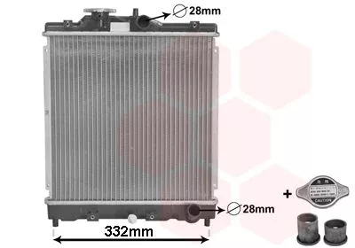 Van Wezel 25002031 Радиатор охлаждения двигателя