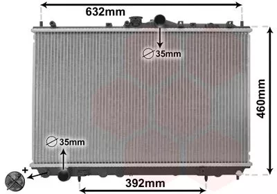 Van Wezel 32002142 Радіатор охолодження двигуна