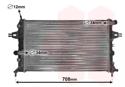 Van Wezel 37002254 Радіатор охолодження двигуна
