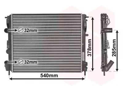 Van Wezel 43002269 Радіатор охолодження двигуна