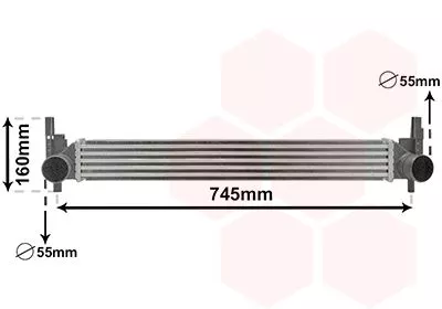 Van Wezel 49004039 Интеркулер