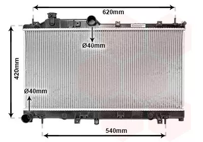 Van Wezel 51002065 Радиатор охлаждения двигателя