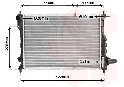 Van Wezel 81002075 Радиатор охлаждения двигателя