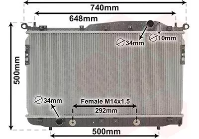 Van Wezel 81002135 Радиатор охлаждения двигателя