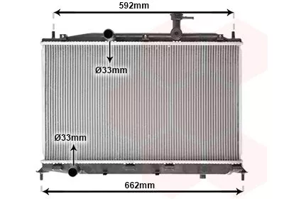 Van Wezel 82002188 Радиатор охлаждения двигателя